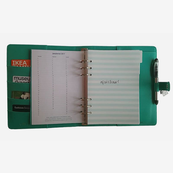 Tabbladen gestreept A5 (6 stuks) - Afbeelding 2