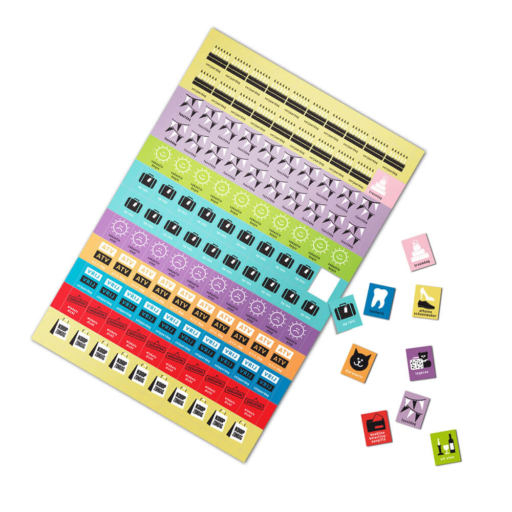 Organizing A5 stickers (480 stickers) - Plan-Point - Afbeelding 2