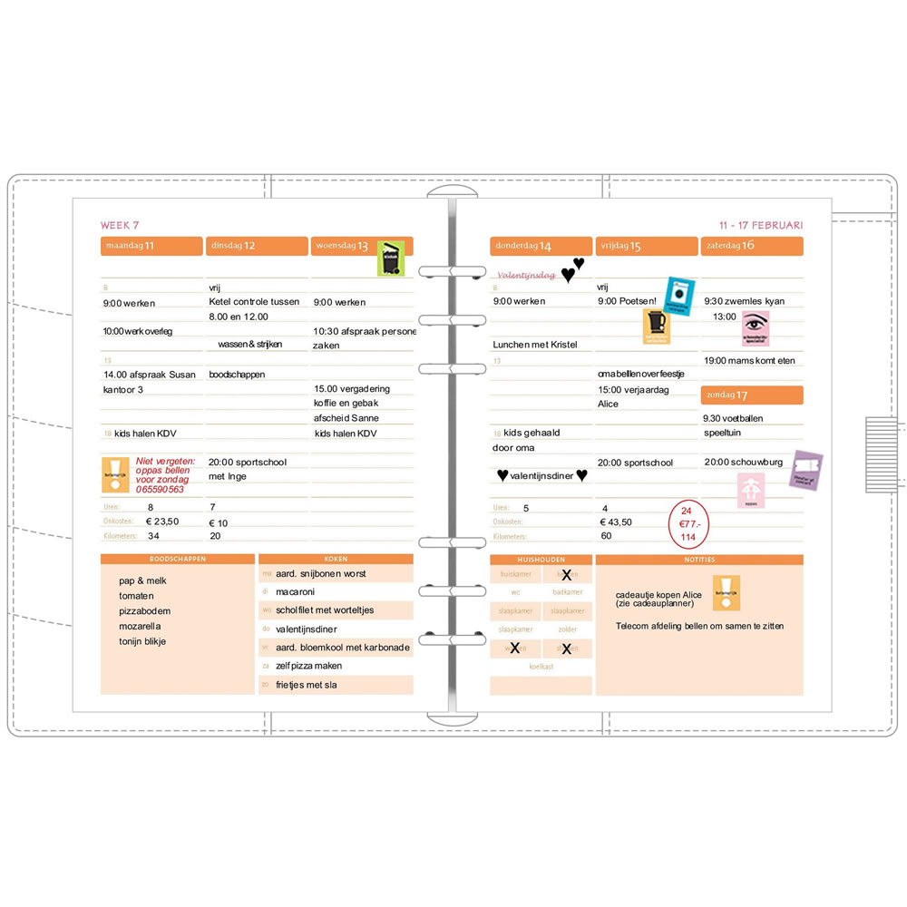 Organizing A5 stickers (480 stickers) - Plan-Point - Afbeelding 3