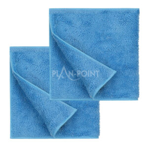 Microvezel poetsdoekjes blauw (2 stuks)