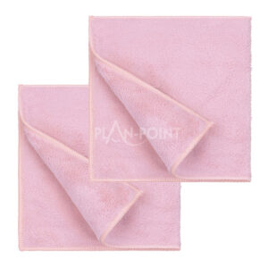Microvezel poetsdoekjes roze (2 stuks)