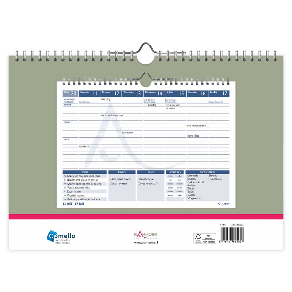 Homeplanner 2026 back