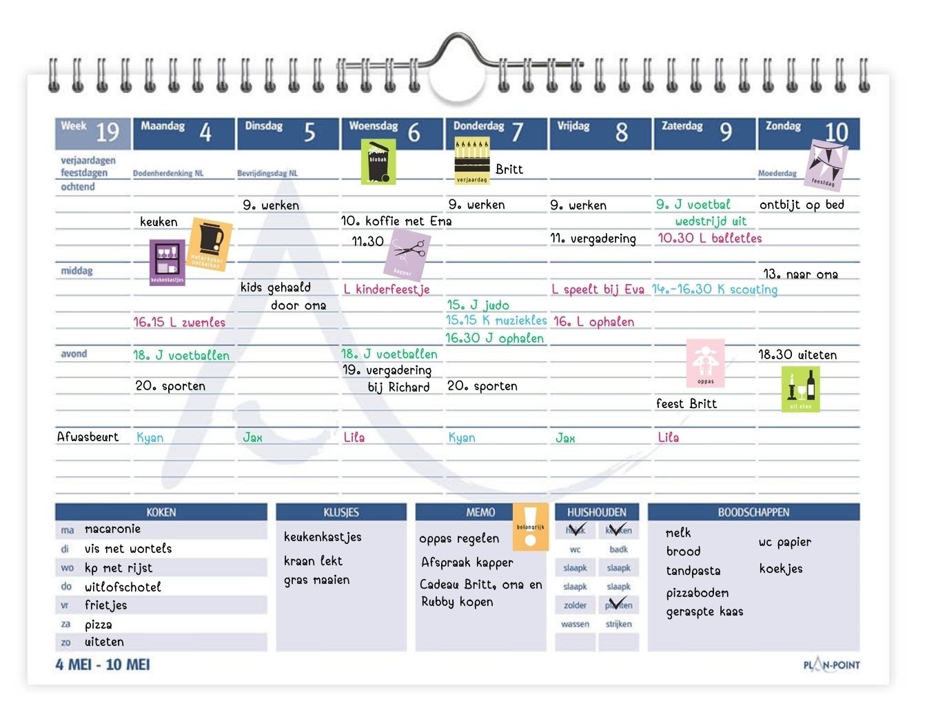 Organizing A5 stickers (480 stickers) - Plan-Point - Afbeelding 5